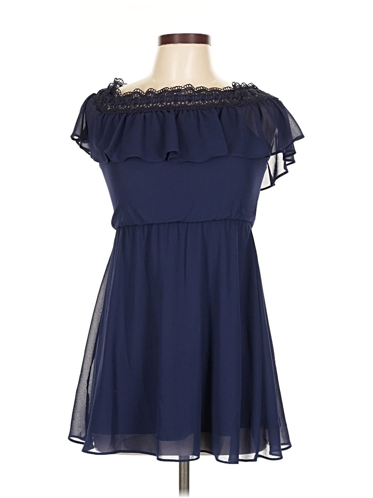 Pre-owned Iz Byer Cocktail Dress In Blue