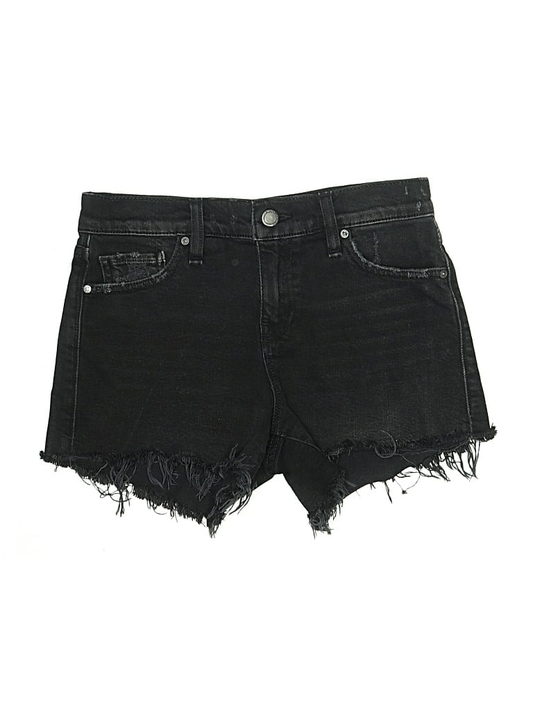 Pre-owned Hudson Denim Shorts In Black