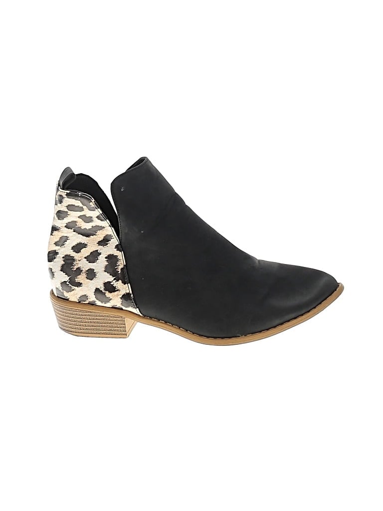 Pre-owned Unbranded Ankle Boots In Black