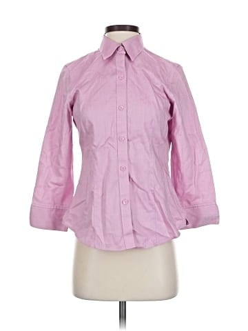 Foxcroft 3/4 Sleeve Button-Down Shirt (view 1)