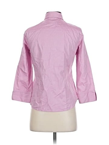 Foxcroft 3/4 Sleeve Button-Down Shirt (view 2)