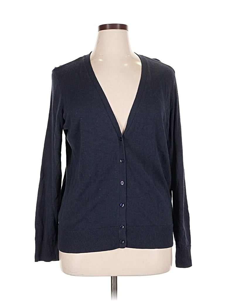 Pre-owned Amazon Essentials Cardigan Sweater In Blue