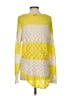Love Stitch 100% Acrylic Color Block Yellow Pullover Sweater Size S - photo 2