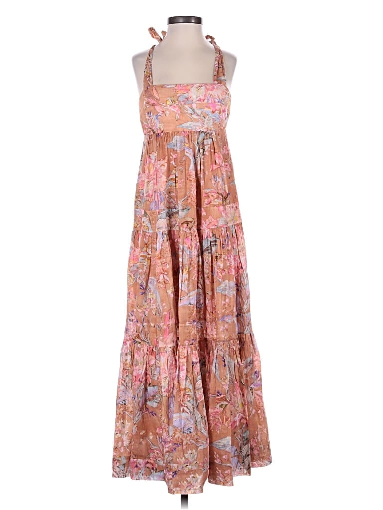 Pre-owned Zimmermann Casual Dress In Orange