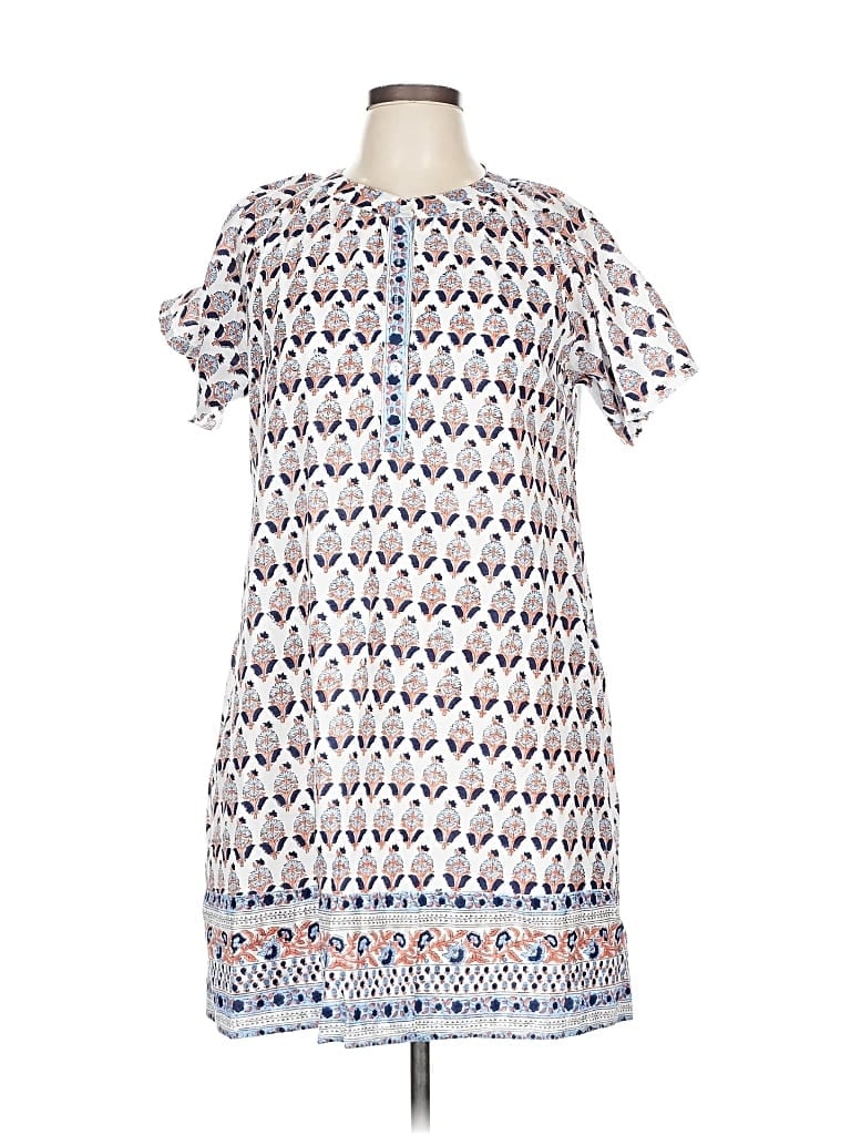 Pre-owned Renwick Casual Dress In White