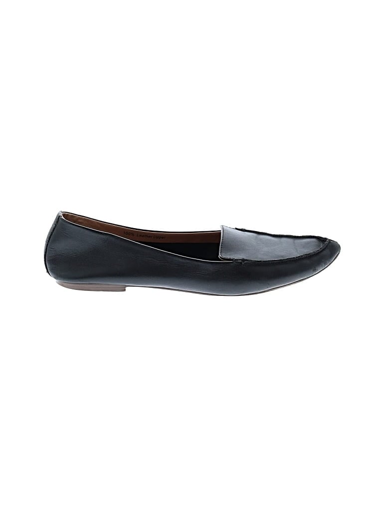 Pre-owned J.crew Factory Store Flats In Black