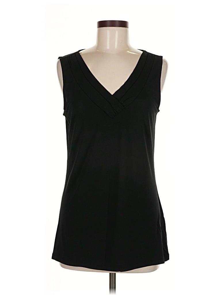 Pre-owned Banana Republic Sleeveless Blouse In Black