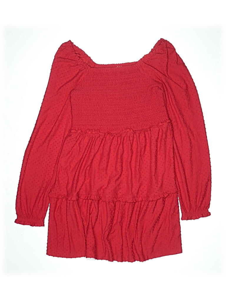 Pre-owned Crewcuts Outlet Kids' Dress In Red