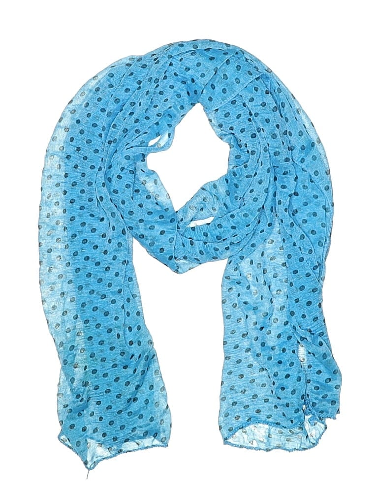 Pre-owned Unbranded Scarf In Blue