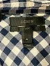 J.Crew Checkered-gingham Blue Long Sleeve Button-Down Shirt Size 4 - photo 7