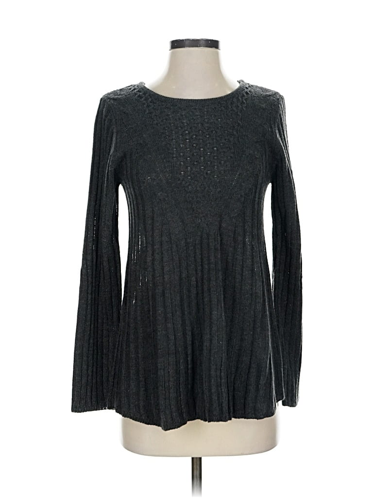 Pre-owned Notations Pullover Sweater In Gray