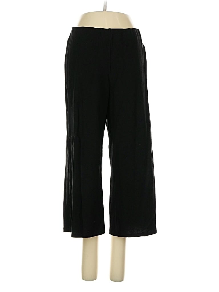 Pre-owned Eileen Fisher Casual Pants In Black