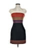 BCBGMAXAZRIA Color Block Brown Cocktail Dress Size 0 - photo 1