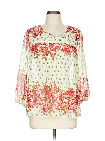 Kelly Renee 3/4 Sleeve Blouse (view 1)