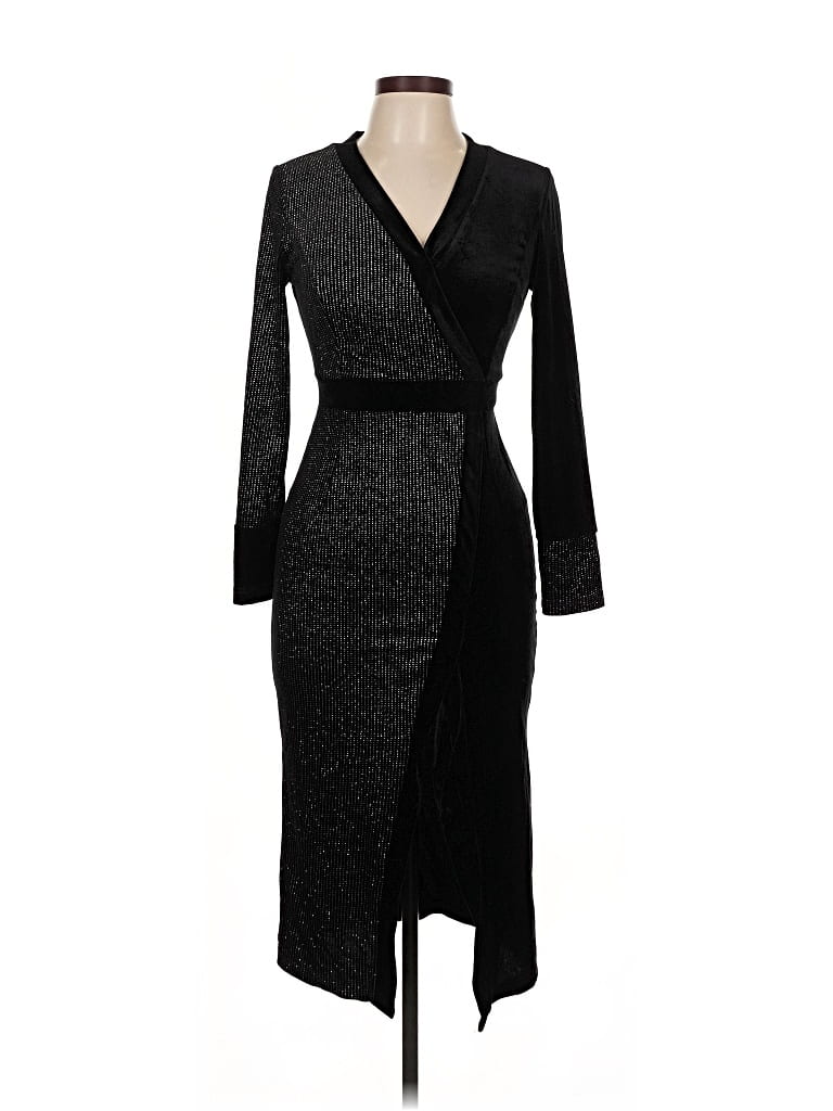 Pre-owned Assorted Brands Cocktail Dress In Black