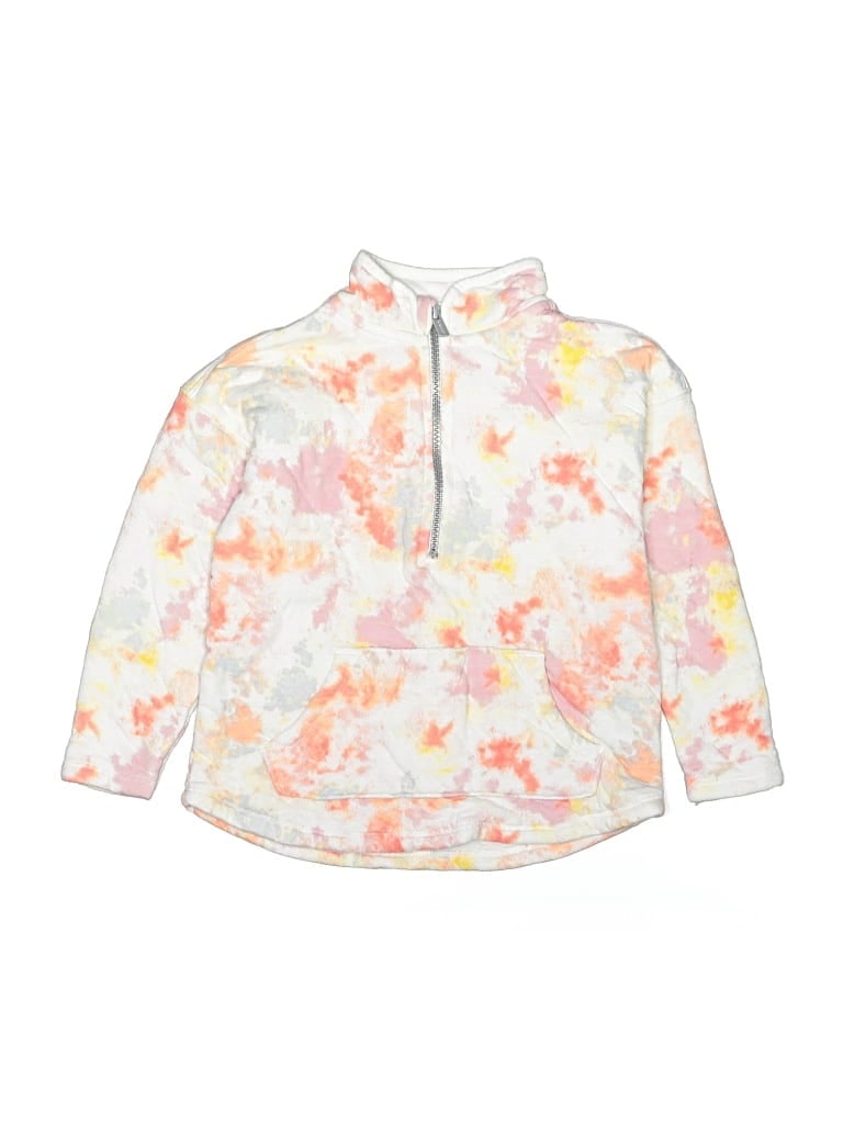 Pre-owned Old Navy Kids' Pullover Hoodie In White