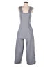 Club Monaco Stripes Gray Jumpsuit Size 2 - photo 1