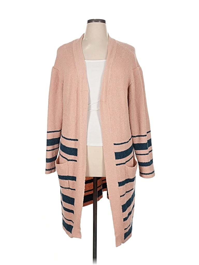 Pre-owned Assorted Brands Cardigan Sweater In Pink