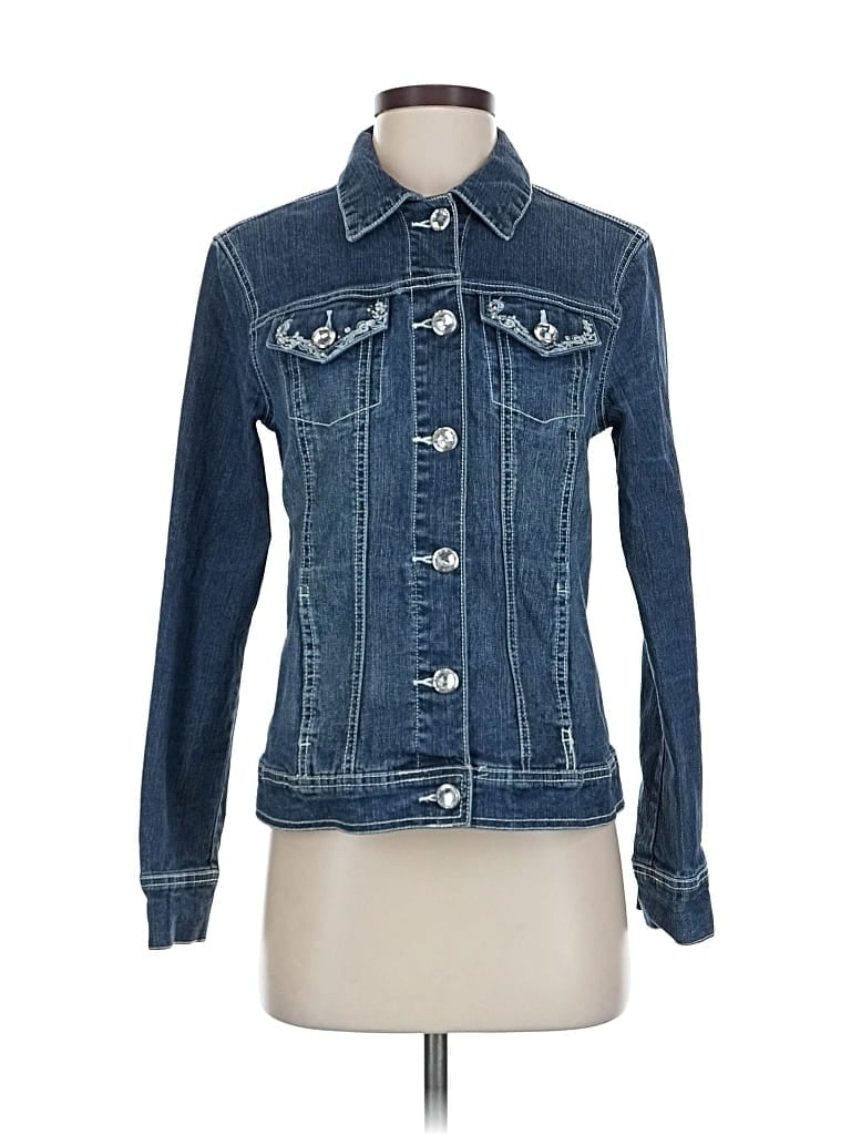 Pre-owned Dressbarn Denim Jacket In Blue