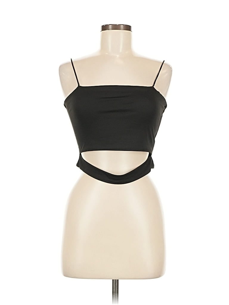 Pre-owned Shein Sleeveless Blouse In Black