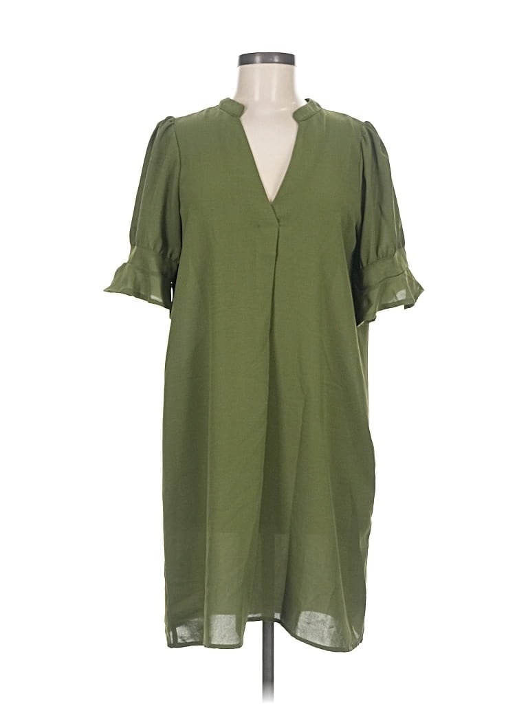 Pre-owned Unbranded Casual Dress In Green
