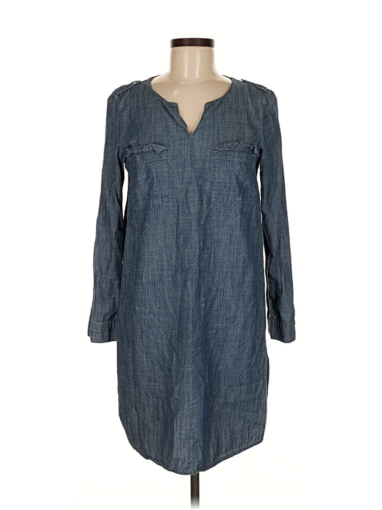 Pre-owned Gap Outlet Casual Dress In Blue
