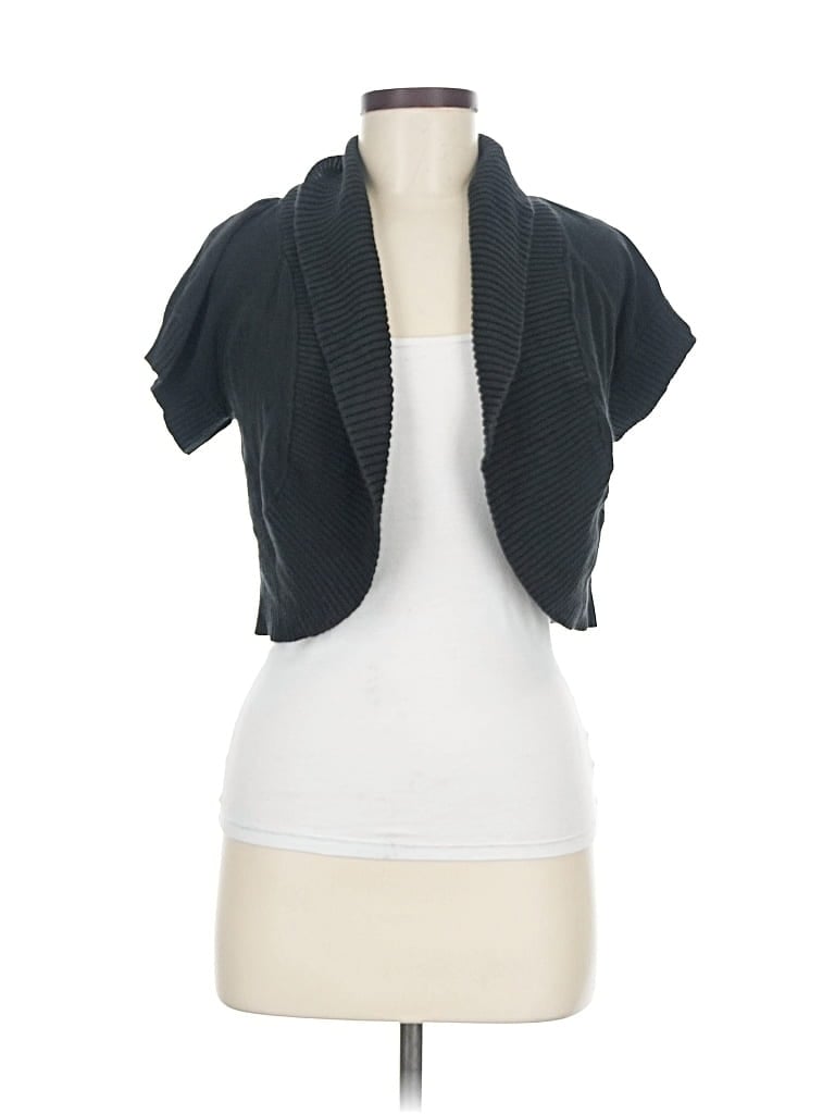 Pre-owned Ann Taylor Loft Outlet Cardigan Sweater In Black