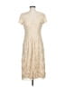 Alex Evenings 100% Polyester Ivory Cocktail Dress Size 6 - photo 2