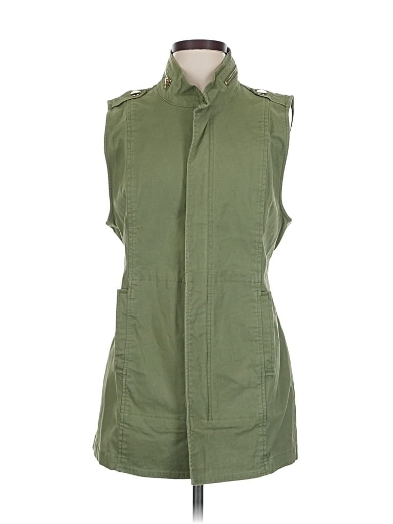 Pre-owned Cabi Vest In Green