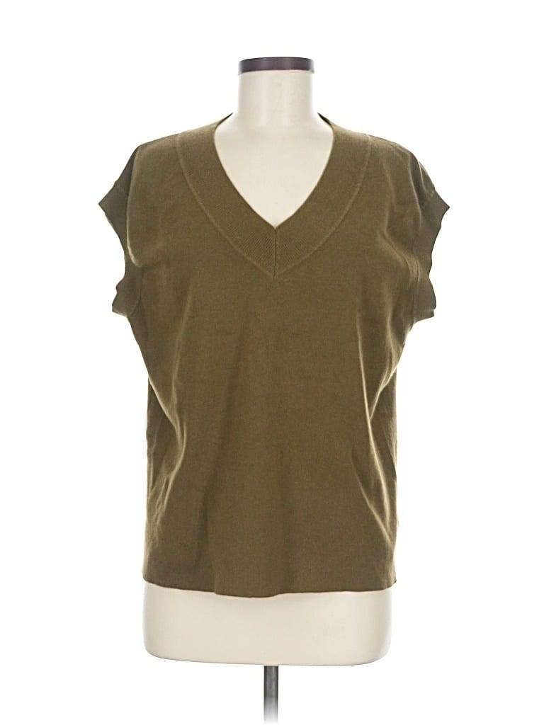 Pre-owned The Drop Cardigan Sweater In Green