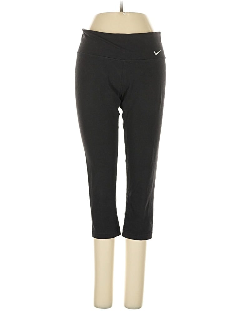 Pre-owned Nike Active Pants In Black