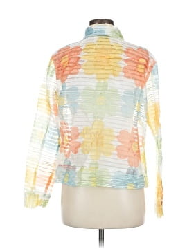 Chemise Femme Erin London Jaune En Bambou - Manches 3/4 Roulées, Taille L, Occasion