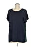 Ann Taylor Blue Short Sleeve Top Size M - photo 1