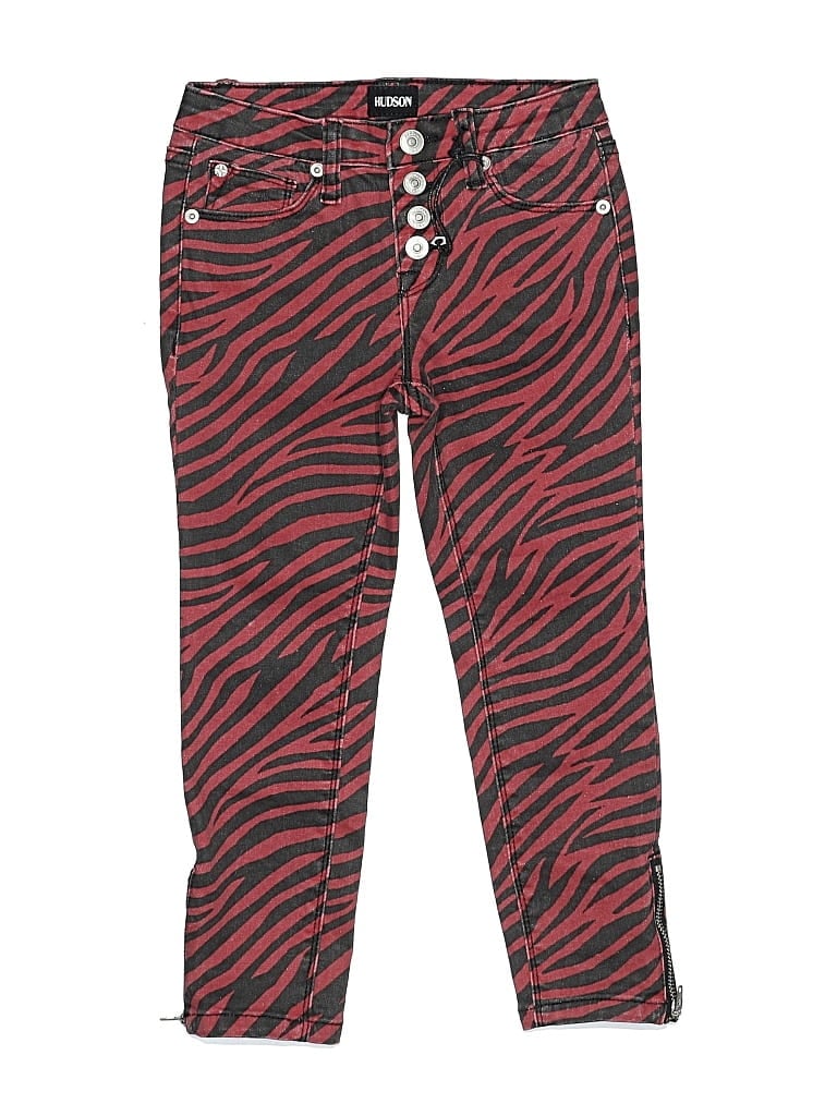 Pre-owned Hudson Kids' Jeggings In Red