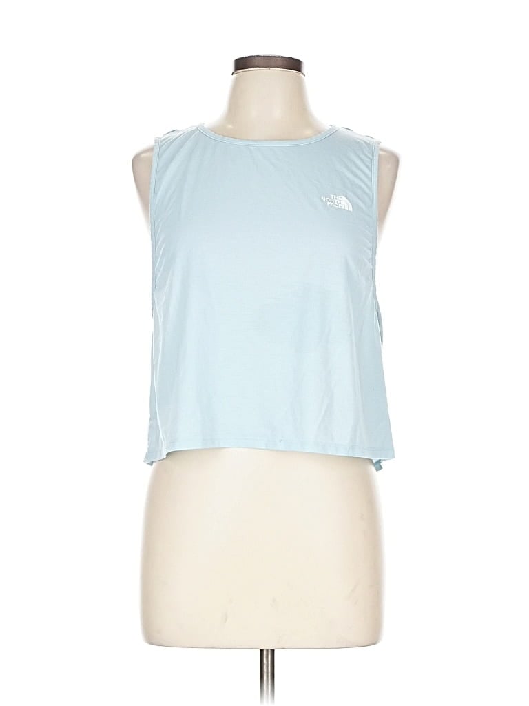Pre-owned The North Face Sleeveless T-shirt In Blue
