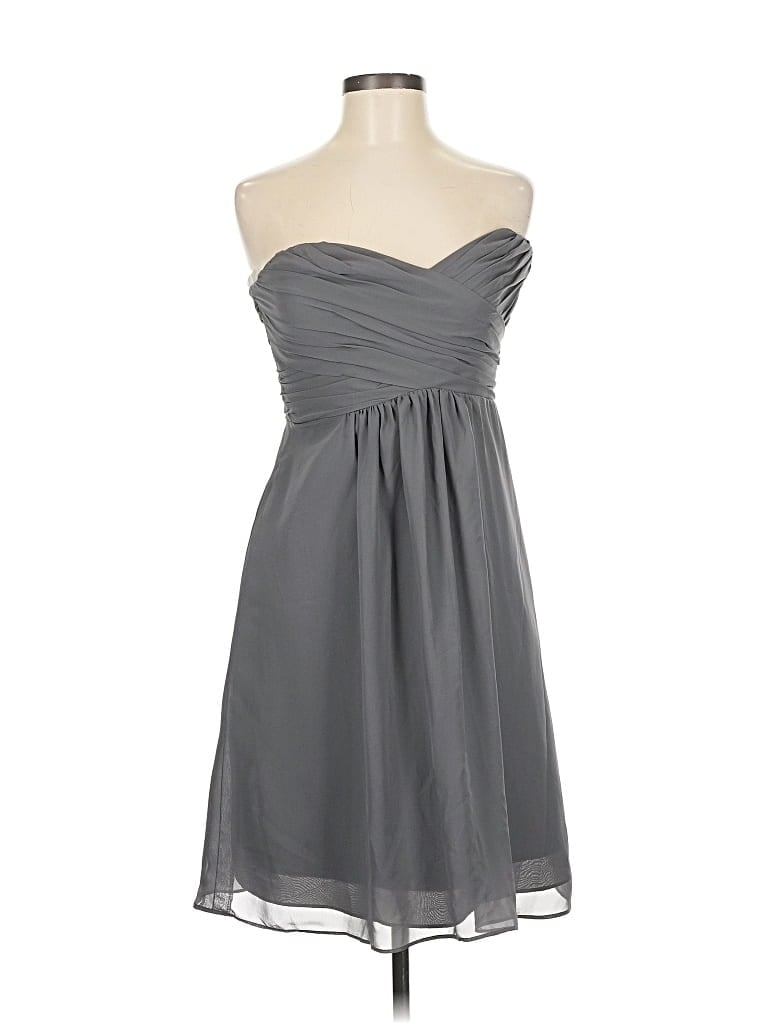 Pre-owned Alfred Angelo Cocktail Dress In Gray
