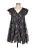 Little Moon Paisley Gray Casual Dress Size XS - photo 1