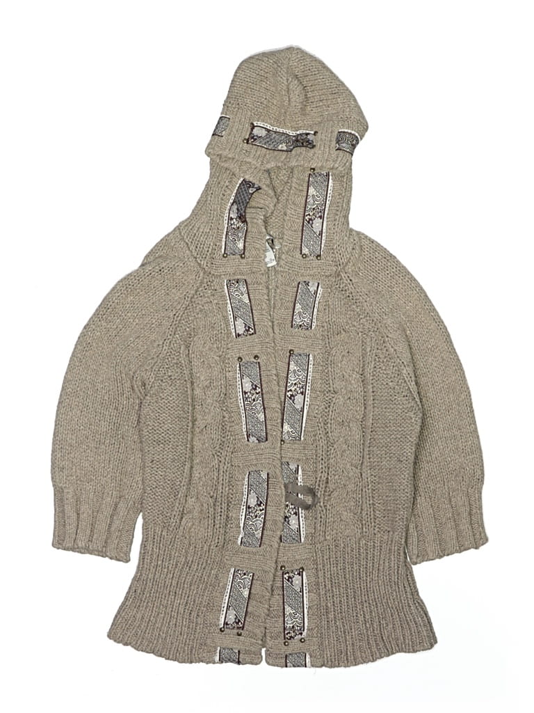 Pre-owned American Rag Kids' Cardigan Sweater In Brown