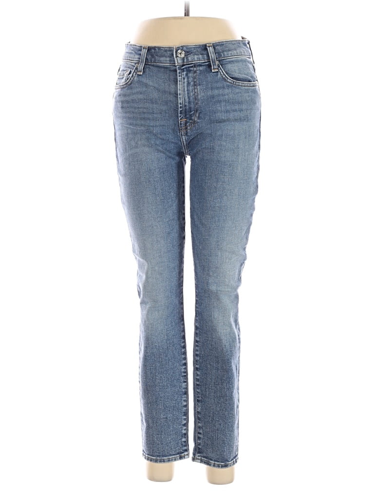 Pre-owned 7 For All Mankind Jeans In Blue