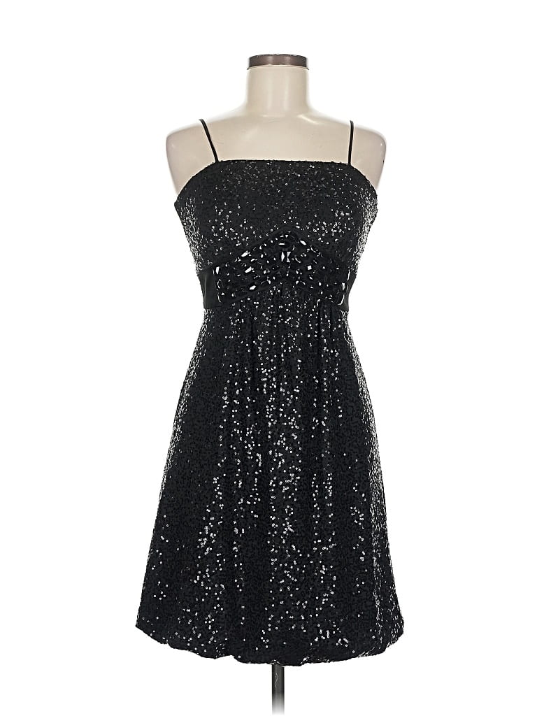Pre-owned Jessica Mcclintock Cocktail Dress In Black