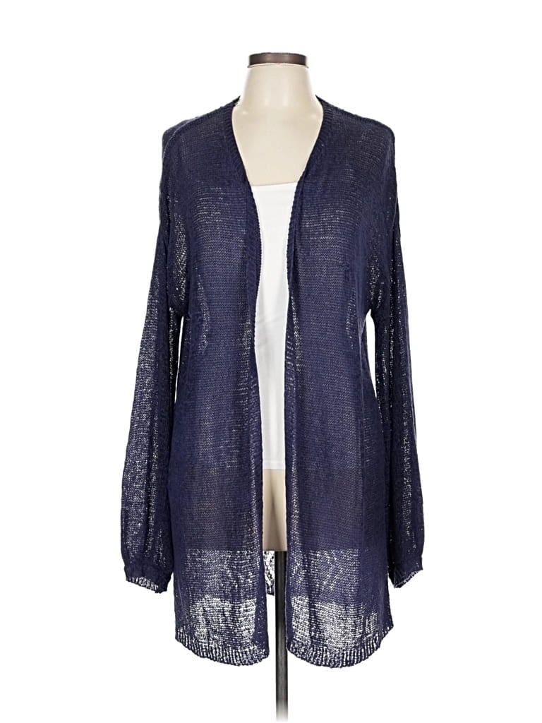 Pre-owned Unbranded Cardigan Sweater In Blue
