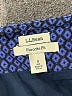 L.L.Bean Polka Dots Blue Casual Skirt Size 8 - photo 3