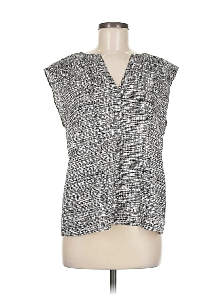 Pre-owned Banana Republic Factory Store Sleeveless Blouse In Gray
