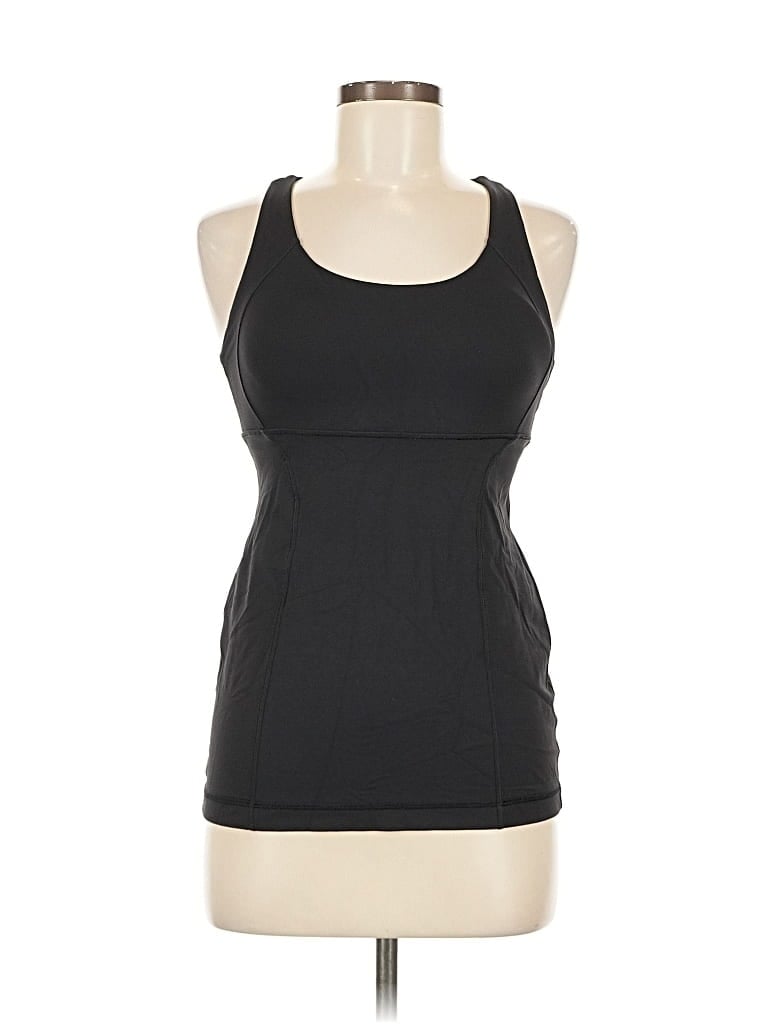 Pre-owned Lululemon Athletica Active Tank Top In Black