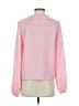 UUE 100% Polyester Pink Long Sleeve Blouse Size S - photo 2