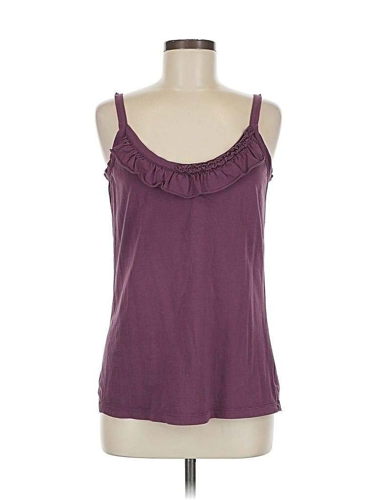 EDDIE BAUER Pre-owned Sleeveless Top Purple Sweetheart Neckline Tops