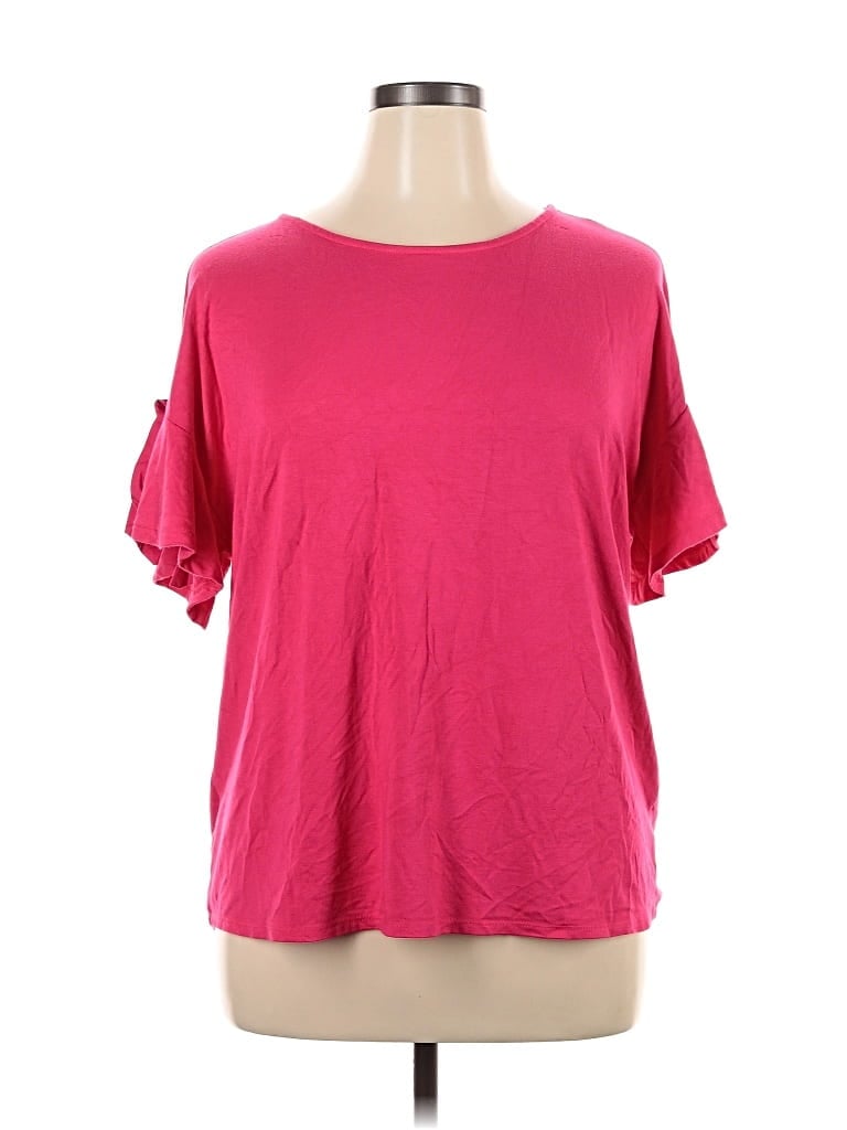 Pre-owned Gibson Short Sleeve T-shirt In Pink