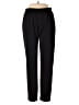 Aqua 100% Polyester Solid Black Casual Pants Size S - photo 1