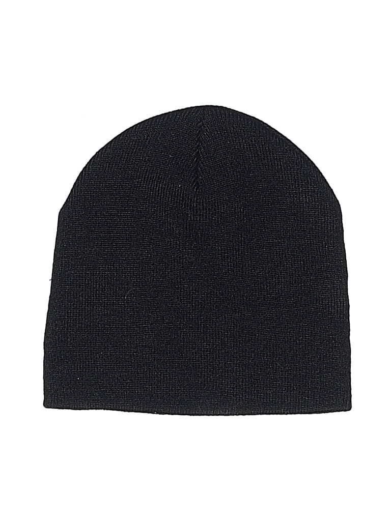 Pre-owned Unbranded Beanie Hat In Black