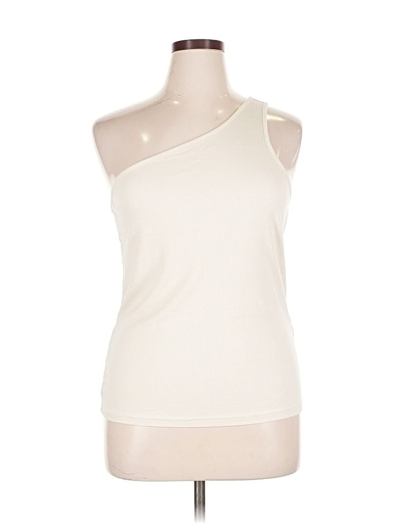 Pre-owned Banana Republic Sleeveless T-shirt In White